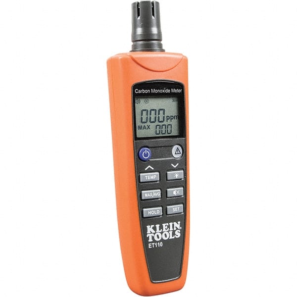 Multi-Gas Detector: Carbon Monoxide, Audible & Visual Signal, LCD MPN:ET110