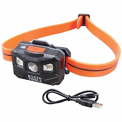 Rechargeable Headlamp ABS Black 400lm MPN:56064