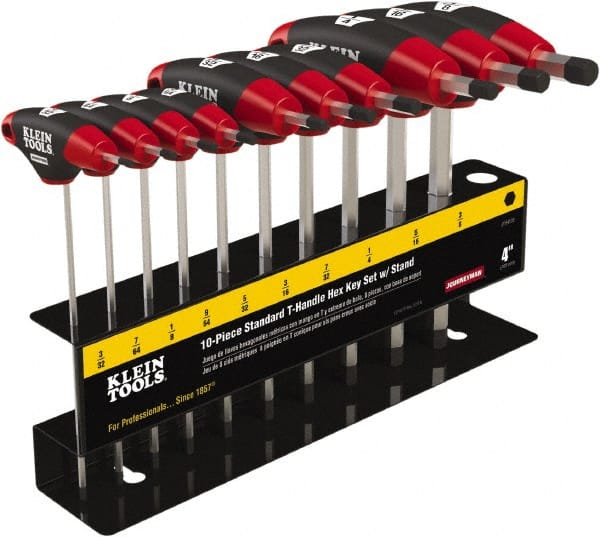 10 Piece T-Handle Cushion Grip Hex Key Set MPN:JTH410E