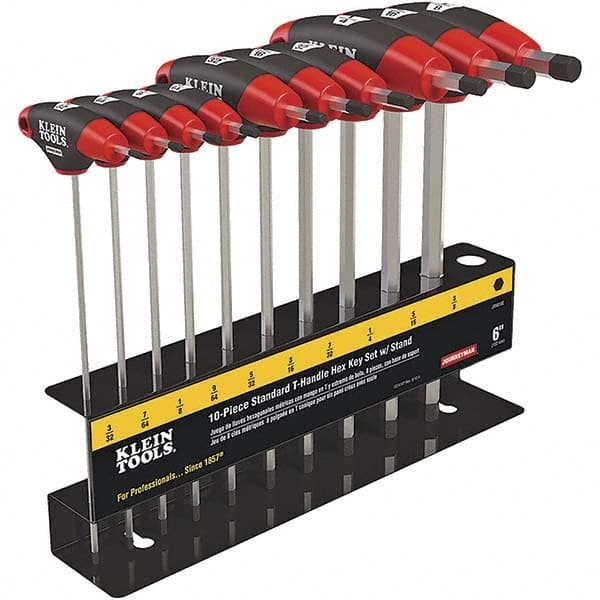 10 Piece T-Handle Cushion Grip Hex Key Set MPN:JTH910E