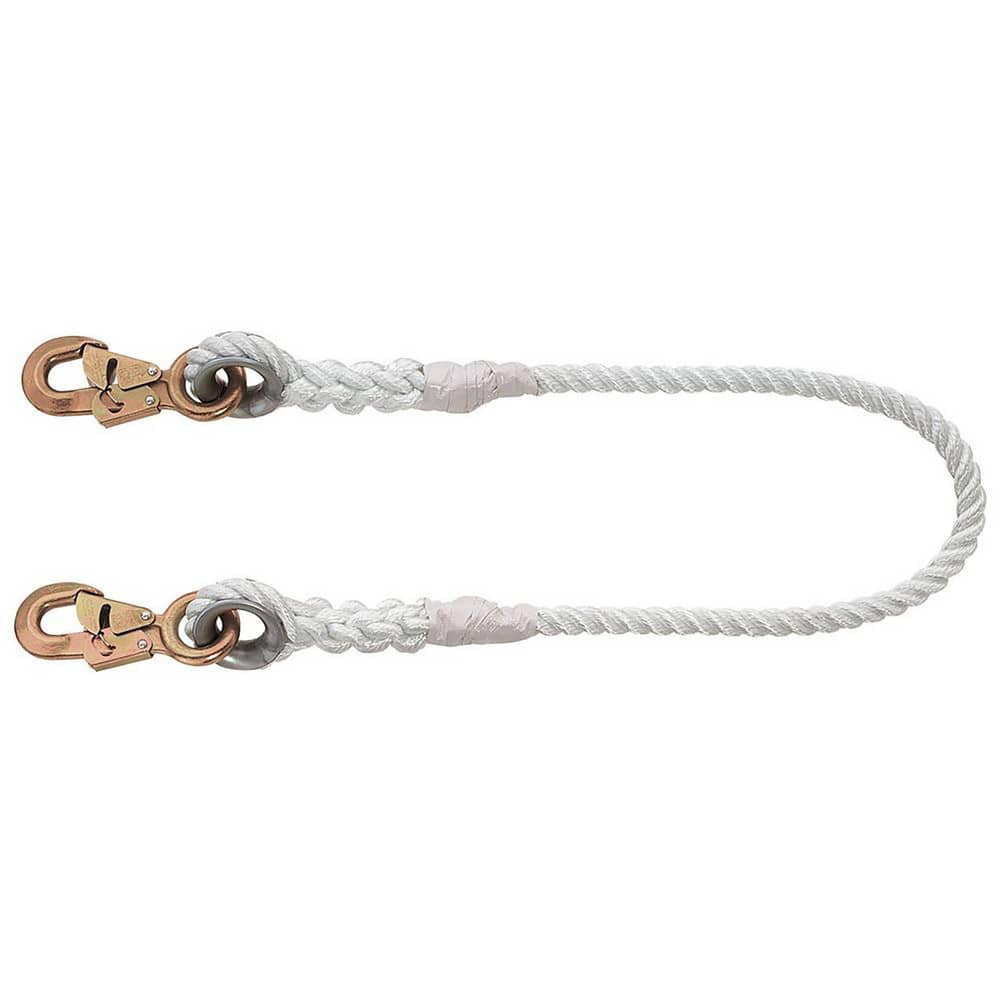 Lanyards & Lifelines, Construction Type: Rope , Harness Type: Positioning , Lanyard End Connection: Snap Hook  MPN:87435