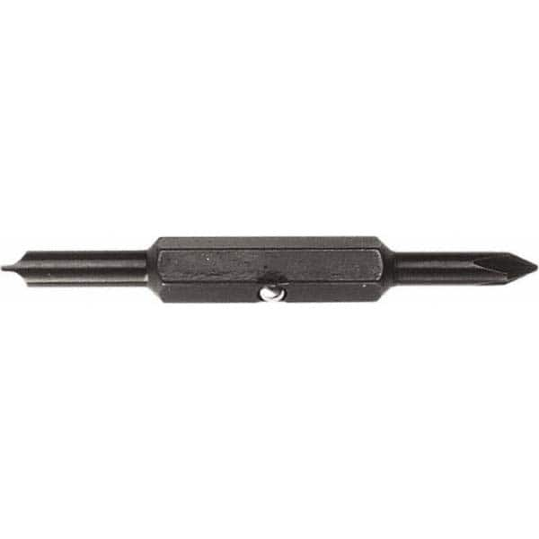 Power Screwdriver Bit: #1 Phillips, 3/16