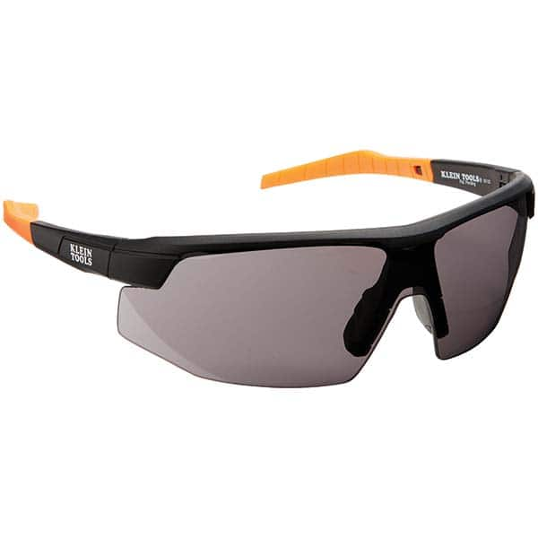 Safety Glass: Anti-Fog & Scratch-Resistant, Polycarbonate, Gray Lenses, Full-Framed, UV Protection MPN:60160