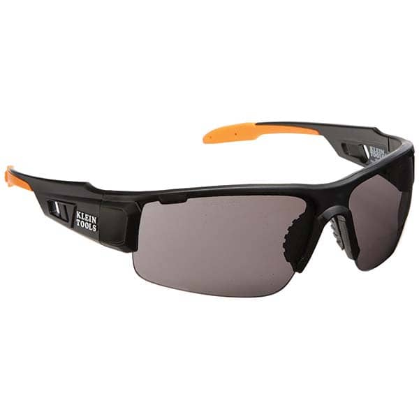 Safety Glass: Anti-Fog & Scratch-Resistant, Polycarbonate, Gray Lenses, Full-Framed, UV Protection MPN:60162