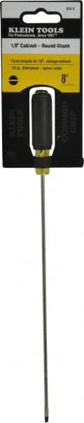 Slotted Screwdriver: 1/8