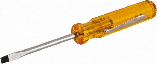 Slotted Screwdriver: 1/8