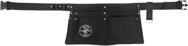 Tool Pouch: 6 Pockets, Canvas, Black MPN:42201