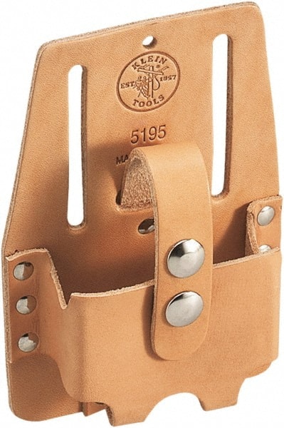 Holder: 1 Pocket, Leather, Tan MPN:5195