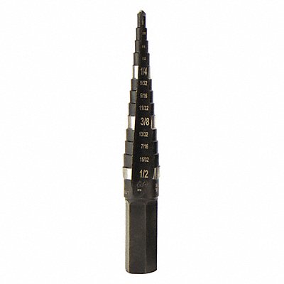 Step Drill Bit N.1 Double-Fluted MPN:KTSB01