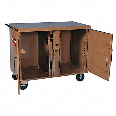 Mobile Cabinet Bench Steel 46-1/4 W 25 D MPN:47