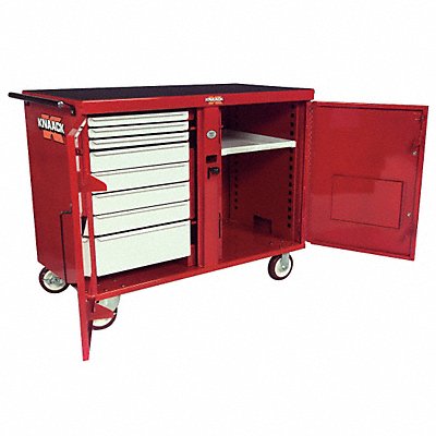 Mobile Cabinet Bench Steel 46-1/4 W 25 D MPN:63