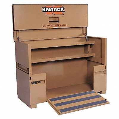 Piano-Style Jobsite Box 49 in Tan MPN:91