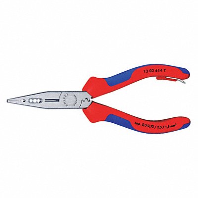 Chain Nose Plier 6-1/4 L Serrated MPN:13 02 614 T BKA