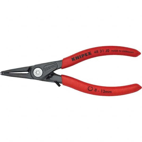 Retaining Ring Pliers, Type: Internal, Tip Angle: 0 0, Body Material: Steel, Handle Material: Non-Slip Plastic, Tether Style: Not Tether Capable MPN:48 31 J0