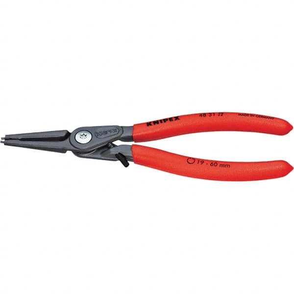 Retaining Ring Pliers, Type: Internal, Tip Angle: 0 0, Body Material: Steel, Handle Material: Non-Slip Plastic, Tether Style: Not Tether Capable MPN:48 31 J2