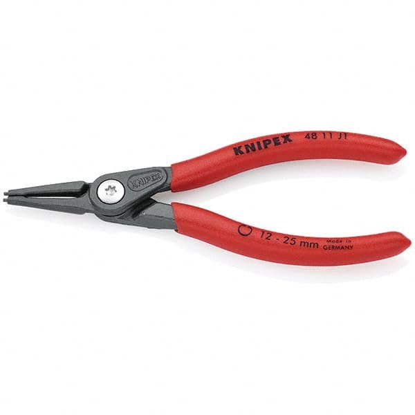 Retaining Ring Pliers, Tool Type: Internal Ring Pliers, Type: Internal, Tip Angle: 0 0, Body Material: Steel, Handle Material: Non-Slip Plastic Coated MPN:4811J1