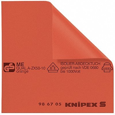 Insulated Mat 19-11/16 x 19-11/16 In Red MPN:98 67 05