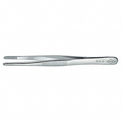 Tweezers Blunt Straight Serrated 4-3/4 MPN:92 64 43