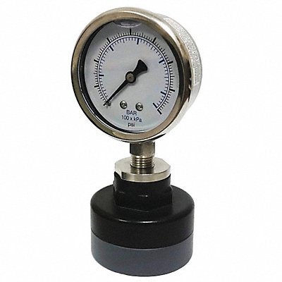 K4228 Pressure Gauge 1/4 FNPT 0 to 100 psi MPN:KC301L25100/PLDS-PVC-T11