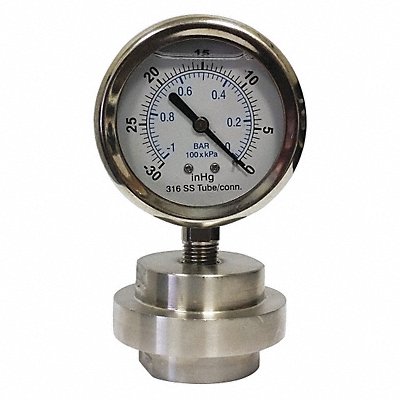 Vacuum Gauge 1/2 in FNPT MPN:KC301L2530/0/DSM3512LP