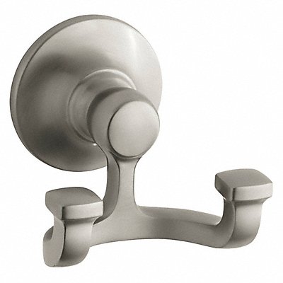 Robe Hook Metal Brushed 3 1/8 in W MPN:11414-BN