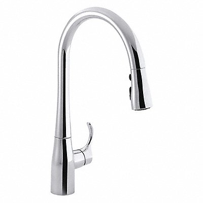 Gooseneck Pull Out Chrome Kohler 1.5gpm MPN:K-596-CP