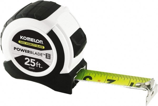 Tape Measure: 25' Long, 1-1/16