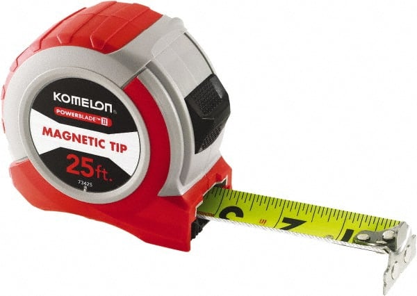 Tape Measure: 25' Long, 1-1/16