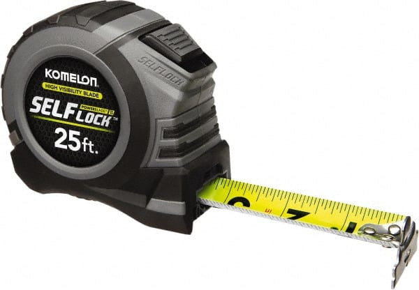 Tape Measure: 25' Long, 1-1/16