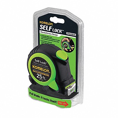 Tape Measure Green Self Lock 25 ft x 1 MPN:SL2825IE