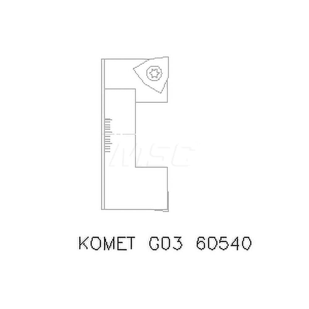 Indexable Boring Cartridge: Series TwinKom, Right Hand, 2.5197