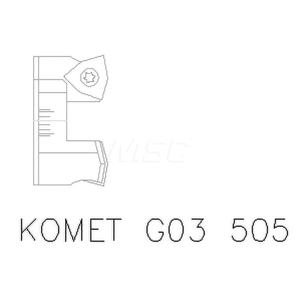 Indexable Boring Cartridge: Series TwinKom, Right Hand, 1.1811