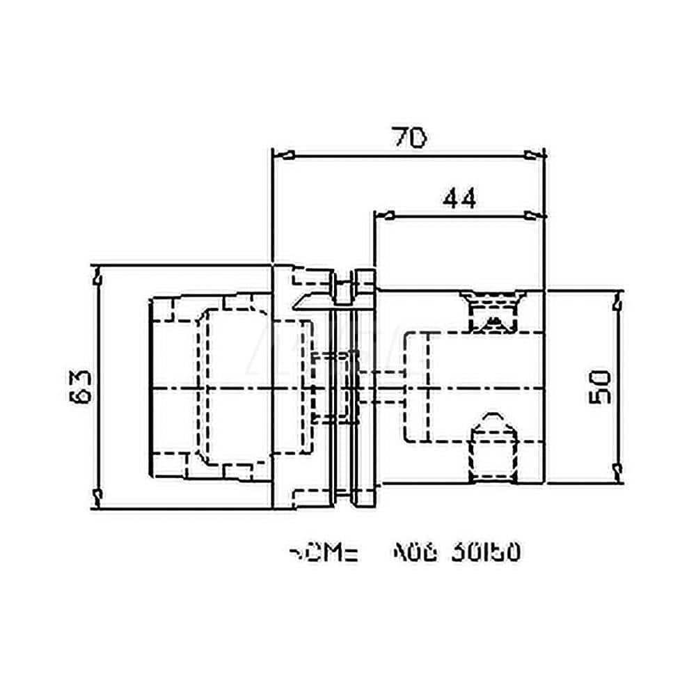 Modular Tool Holding System Adapter: HSK63A Taper MPN:8420006397