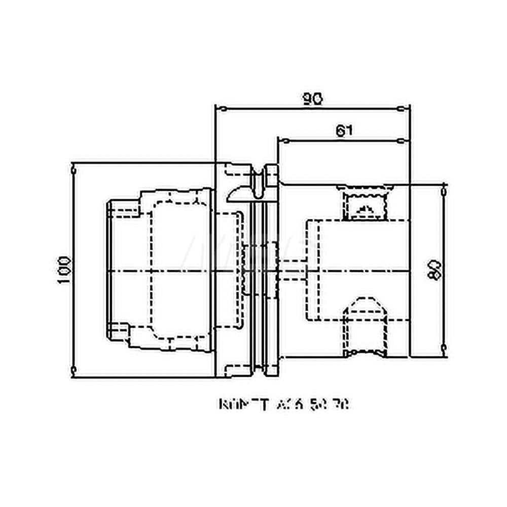 Modular Tool Holding System Adapter: HSK100A Taper MPN:8420010092