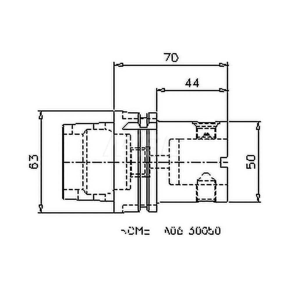 Modular Tool Holding System Adapter: HSK63A Taper MPN:8420025057