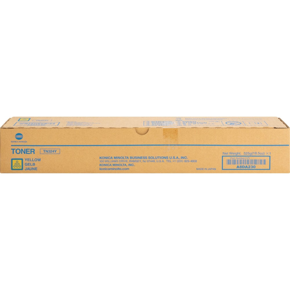 Konica Minolta Original Laser Toner Cartridge - Yellow - 1 Each - 26000 Pages MPN:TN324Y