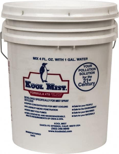 Cutting Fluid: 5 gal Pail MPN:78-5