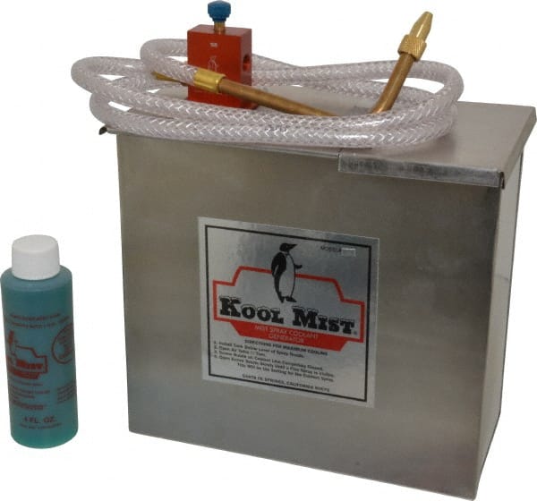 Tank Mist Coolant System: 4.9 gal Stainless Steel Tank, 1 Outlet MPN:100 N-90 DEG