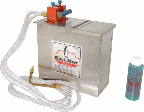 Tank Mist Coolant System: 4.9 gal Stainless Steel Tank, 2 Outlet MPN:102 N-90 DEG