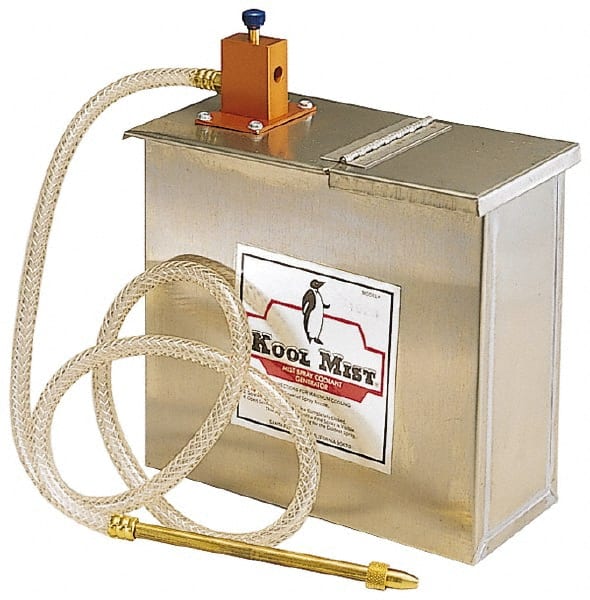 Tank Mist Coolant System: 4.9 gal Stainless Steel Tank, 1 Outlet MPN:350N