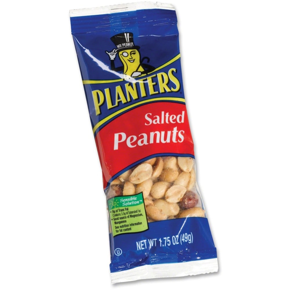 Planters Salted Peanuts, 1.75 oz, 12/Box (Min Order Qty 5) MPN:07708