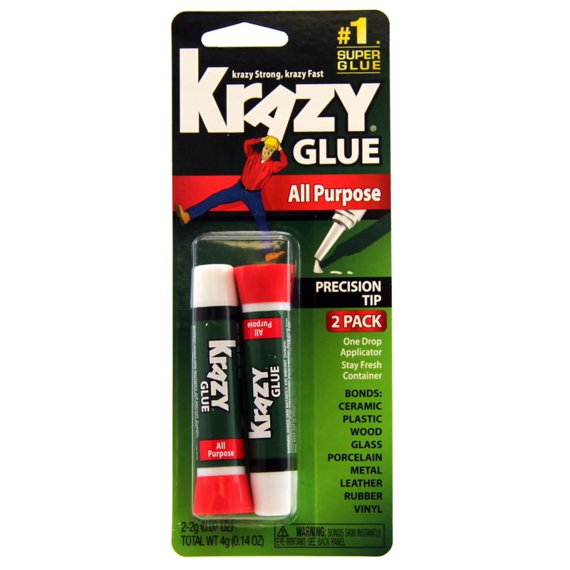 Krazy Glue Clear Original, .07 Oz Tubes, Pack Of 2 (Min Order Qty 28) MPN:KG517