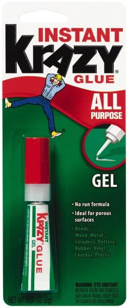 Adhesive Glue: 0.07 oz Tube, Clear MPN:KG86648R