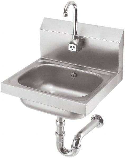 Hand Sink: Electronic Faucet, 304 Stainless Steel MPN:HS-12