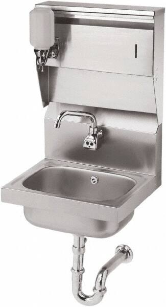 Hand Sink: Electronic Faucet, 304 Stainless Steel MPN:HS-13