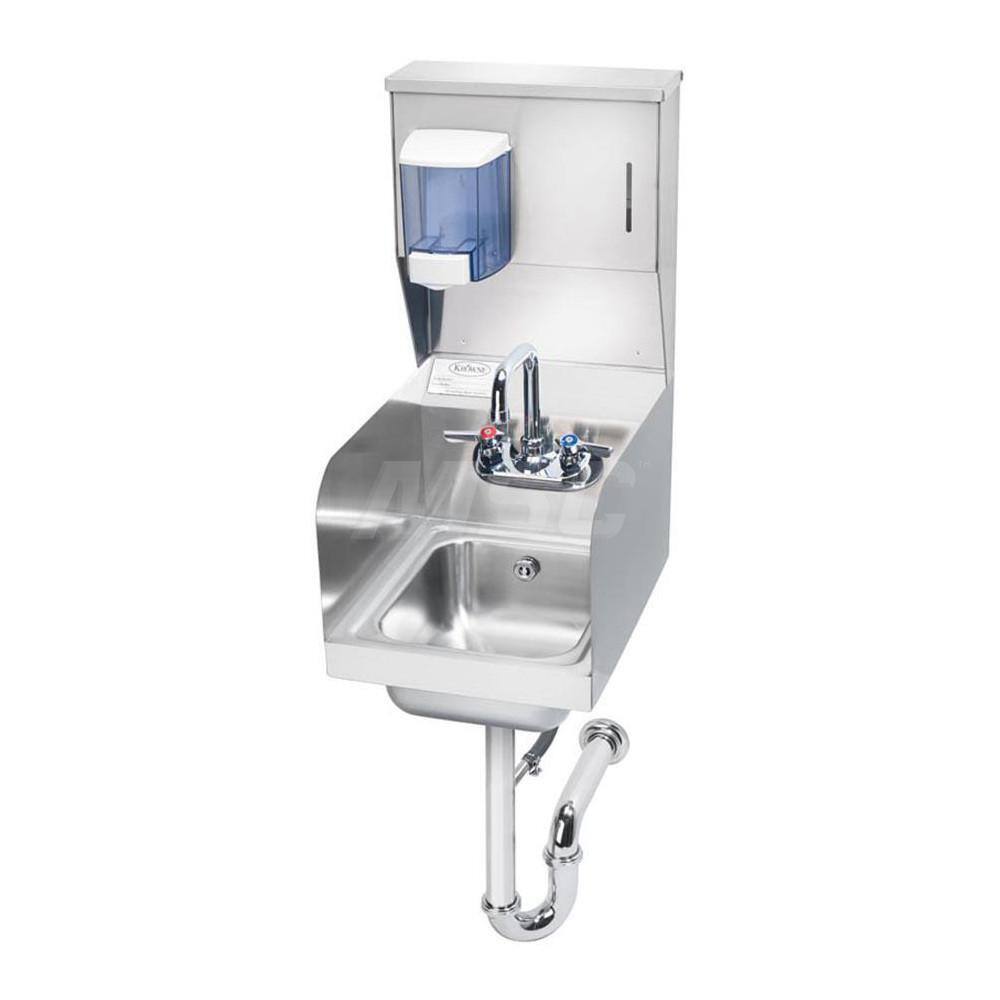 Space Saver Hand Sink with Soap & Towel Dispenser: MPN:HS-32