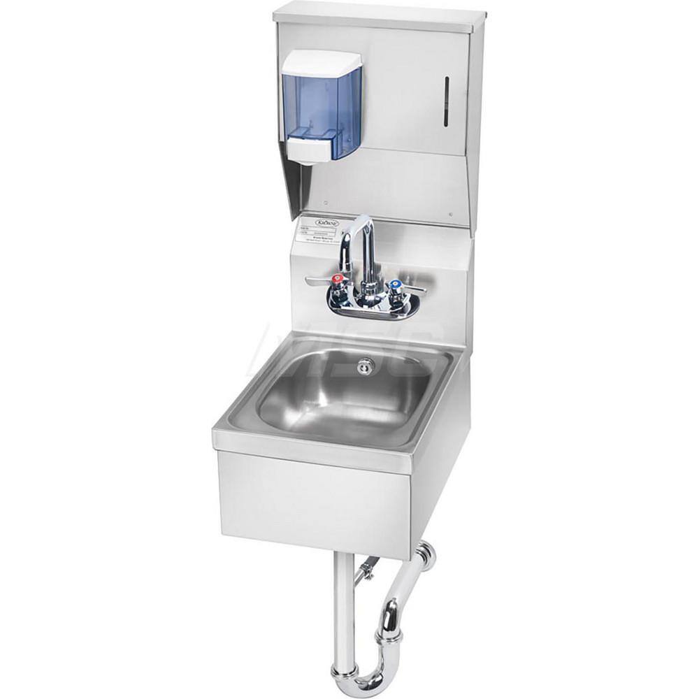 Space Saver Hand Sink with Soap & Towel Dispenser: MPN:HS-37