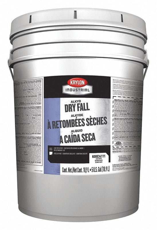 Dry Fall Paint White 5 gal Pail MPN:K000S4536-20