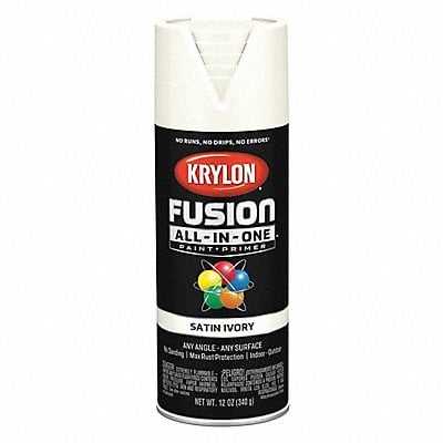 Spray Paint Ivory Satin 12 oz. MPN:K02739007