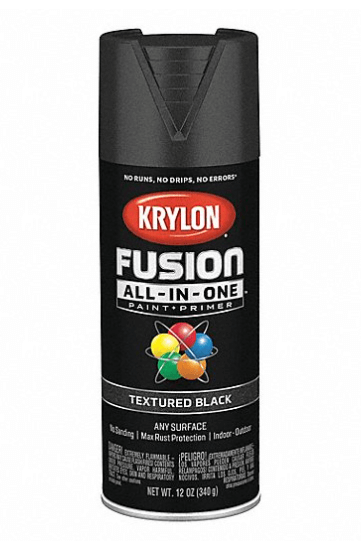 Textured Spray Paint Black 12 oz. MPN:K02776007